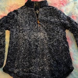 The brand is simply southern, size is small and it is blue and white